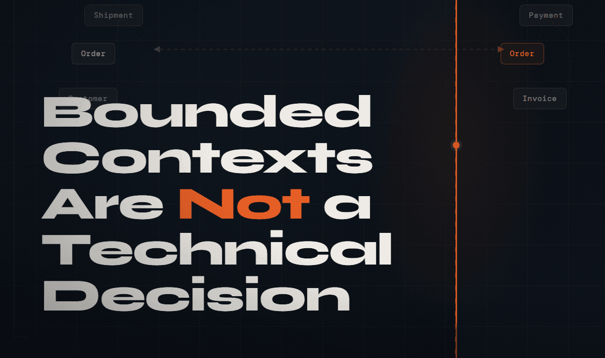 Bounded Contexts Are Not a Technical Decision